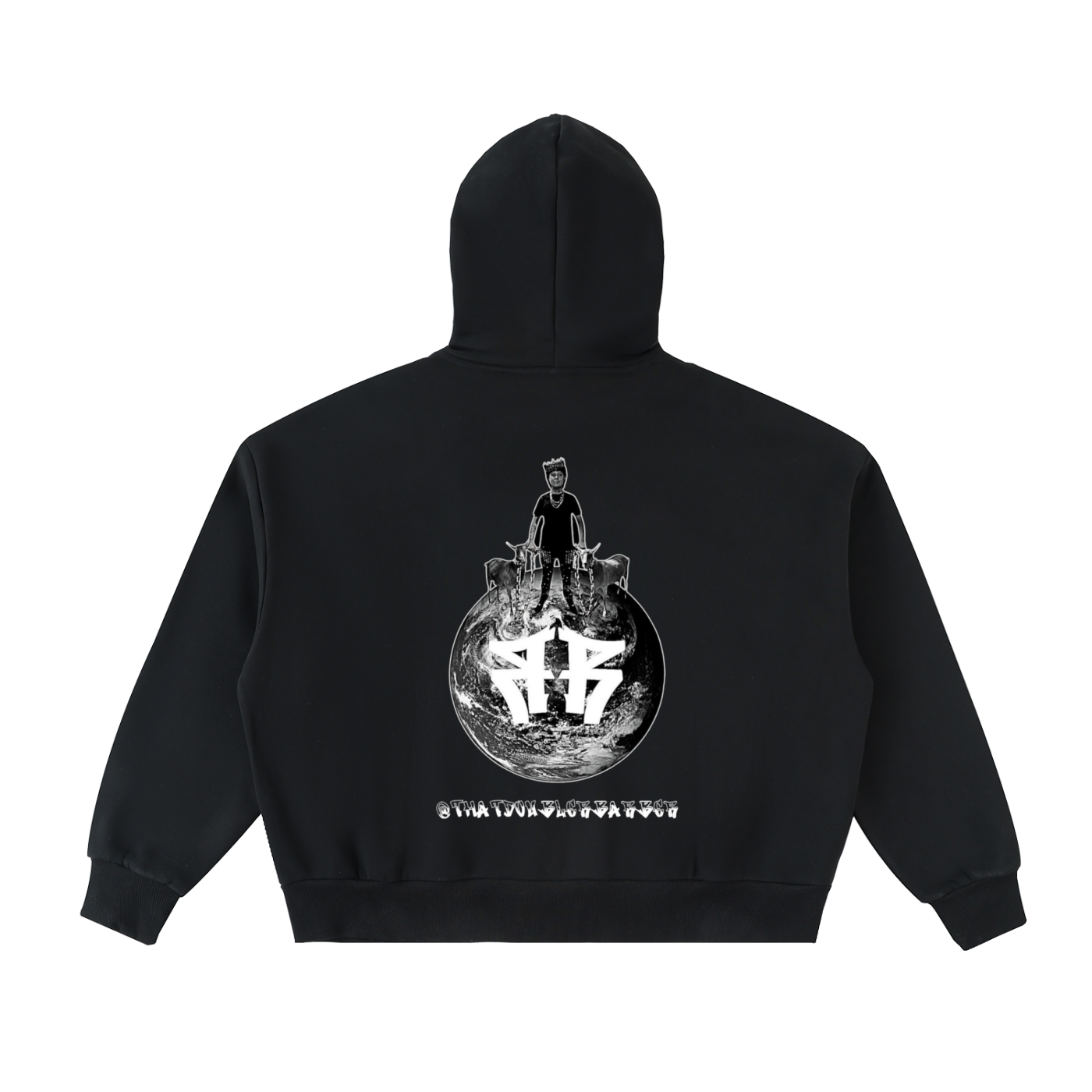 double r goat zip-up