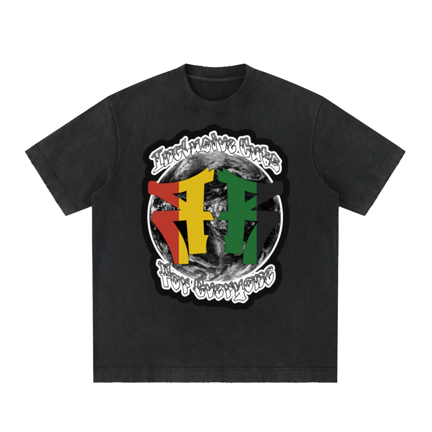 Double r globe Juneteenth tee
