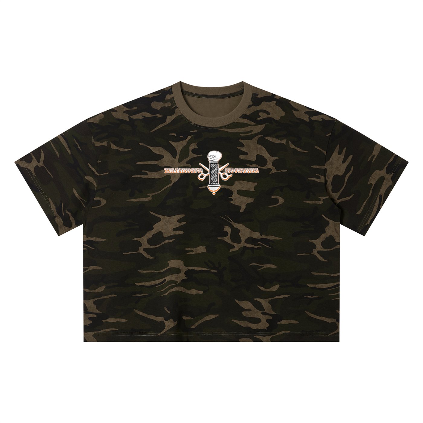 camo goat tee