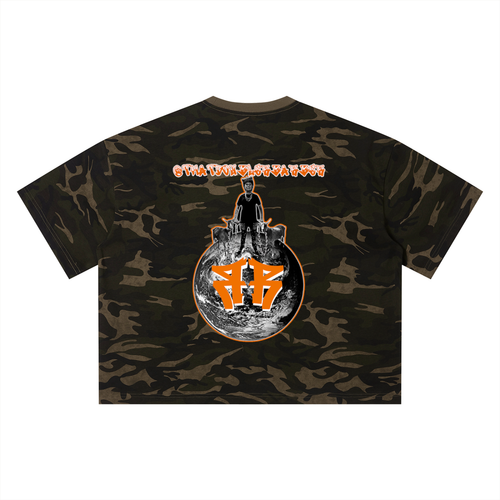 camo goat tee