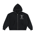 double r goat zip-up